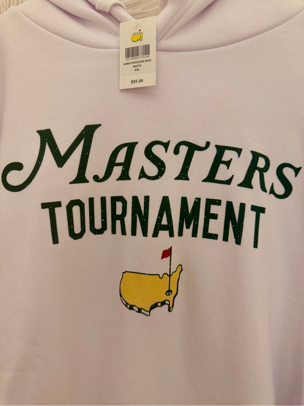 NWT Master’s Golf Tournament Hoodie XXL